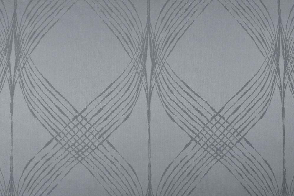 Moderner Jacquard-Stoff mit permanent schwer entflammbarer Ausrüstung - ideal für Gardinen und mehr  Bd01 Ds5819911(1) Dekostoffe Dekostoff Helix - Trevira CS - Silber/Grau
