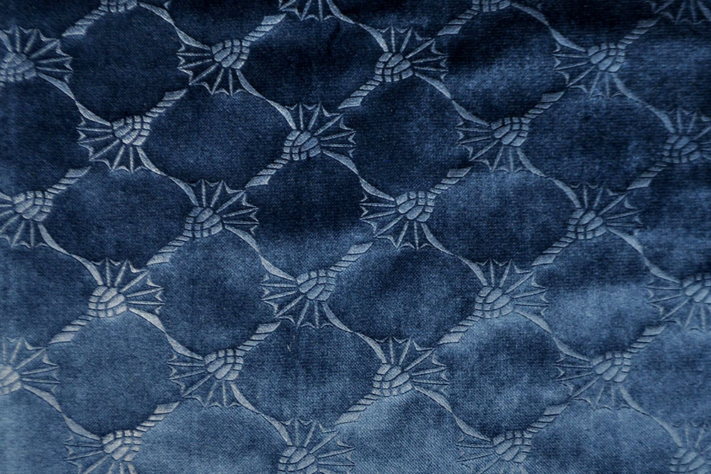 Geprägter Samt mit Stil aus der JOOP!-Kollektion - lassen Sie Ihr Zuhause in neuem Glanz erstrahlen! Ds6173 Joop Samt Kornblume Nachtblau S4 JOOP! JOOP! - Kornblumen-Samt - Velvety - Nachtblau