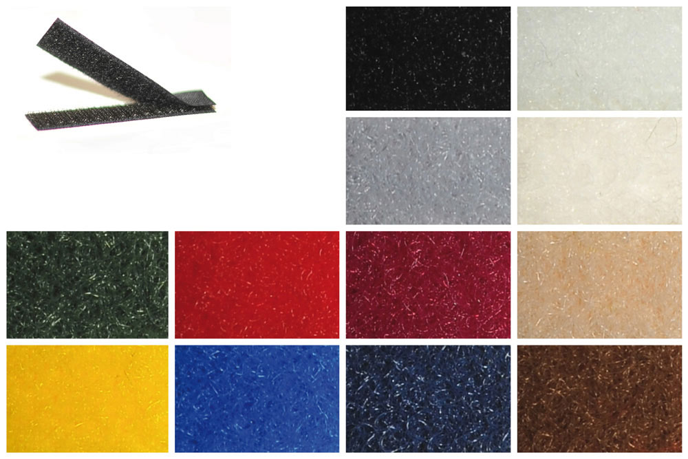 Klettband Flauschband Farbpalette Fl Z1 Nähbar 25 Meter Flauschband - 20 mm breit - zum Annähen