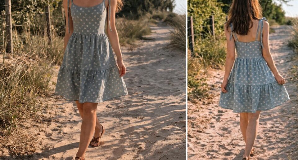 Sommerkleid nähen: Schritt-für-Schritt zur perfekten Passform ganz ohne Schnittmuster