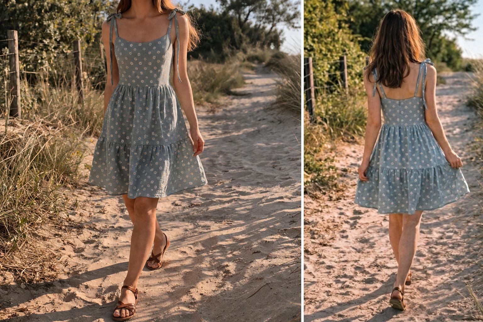 Sommerkleid nähen: Schritt-für-Schritt zur perfekten Passform ganz ohne Schnittmuster
